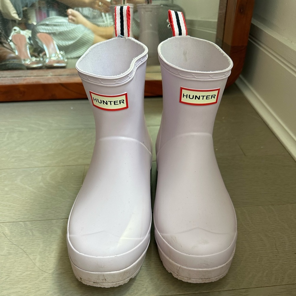 Hunter Purple Original Play Waterpoof rain booties Size 9